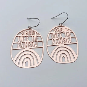 DENZ Somewhere Over The Rainbow dangles in Rose Gold