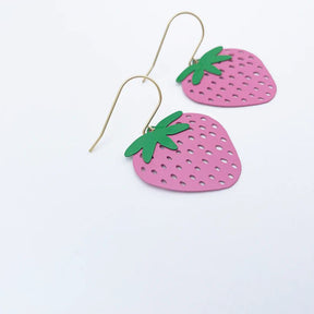 DENZ Strawberry Dangles in Pink