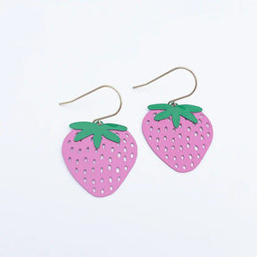 DENZ Strawberry Dangles in Pink