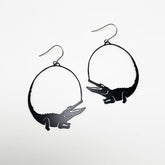 DENZ Croc dangles in black 