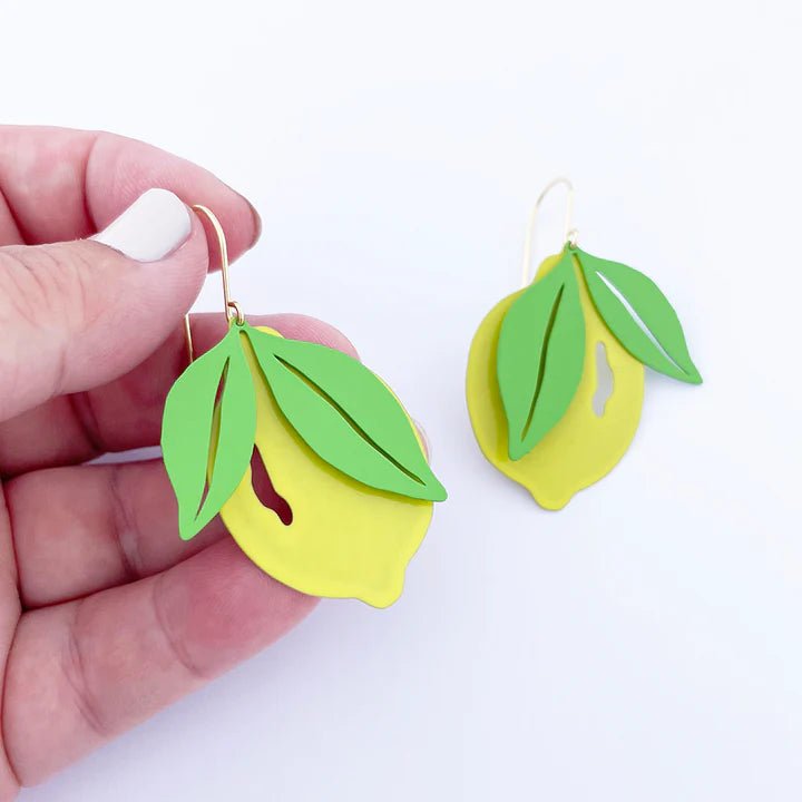 DENZ Lemon Dangles, held by hand