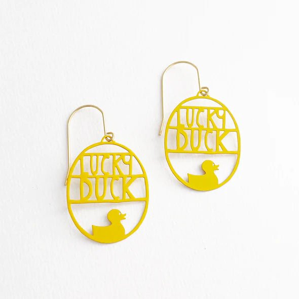 DENZ Mini Lucky Duck dangles in yellow 