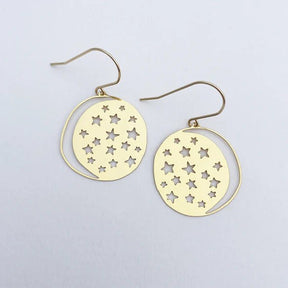  DENZ Mini Moonstars in Gold earrings