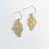 DENZ Mini Moth dangles in gold 