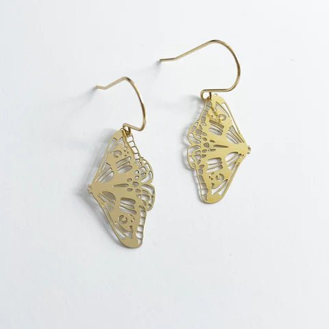 DENZ Mini Moth dangles in gold 