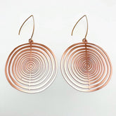 DENZ Orbit dangles (flat) in rose gold 