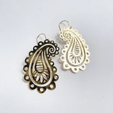 DENZ Paisley dangles in gold 