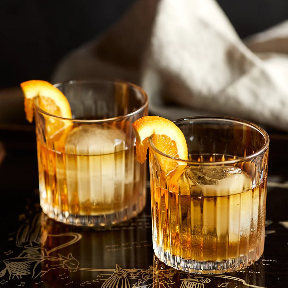 Cocktail Tumbler & Whiskey Stones Set