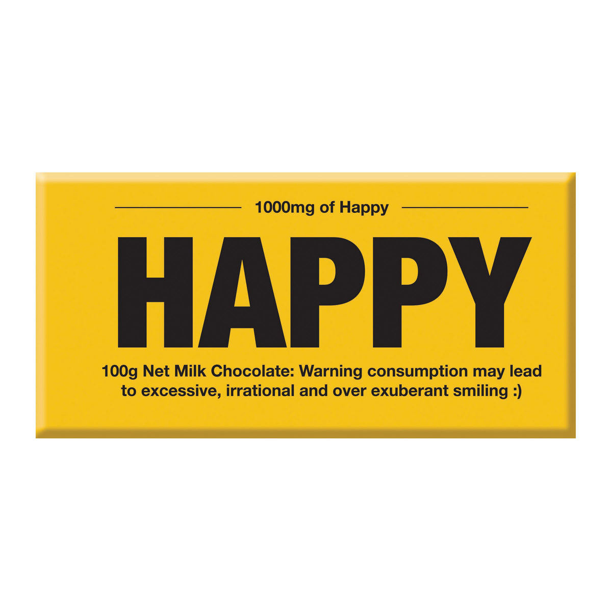 1000mg of Happy Yellow Milk Chocolate - Bellaberry - Pookipoiga