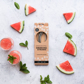 Ever Eco Stainless Steel Straws Bent - 2 Pack