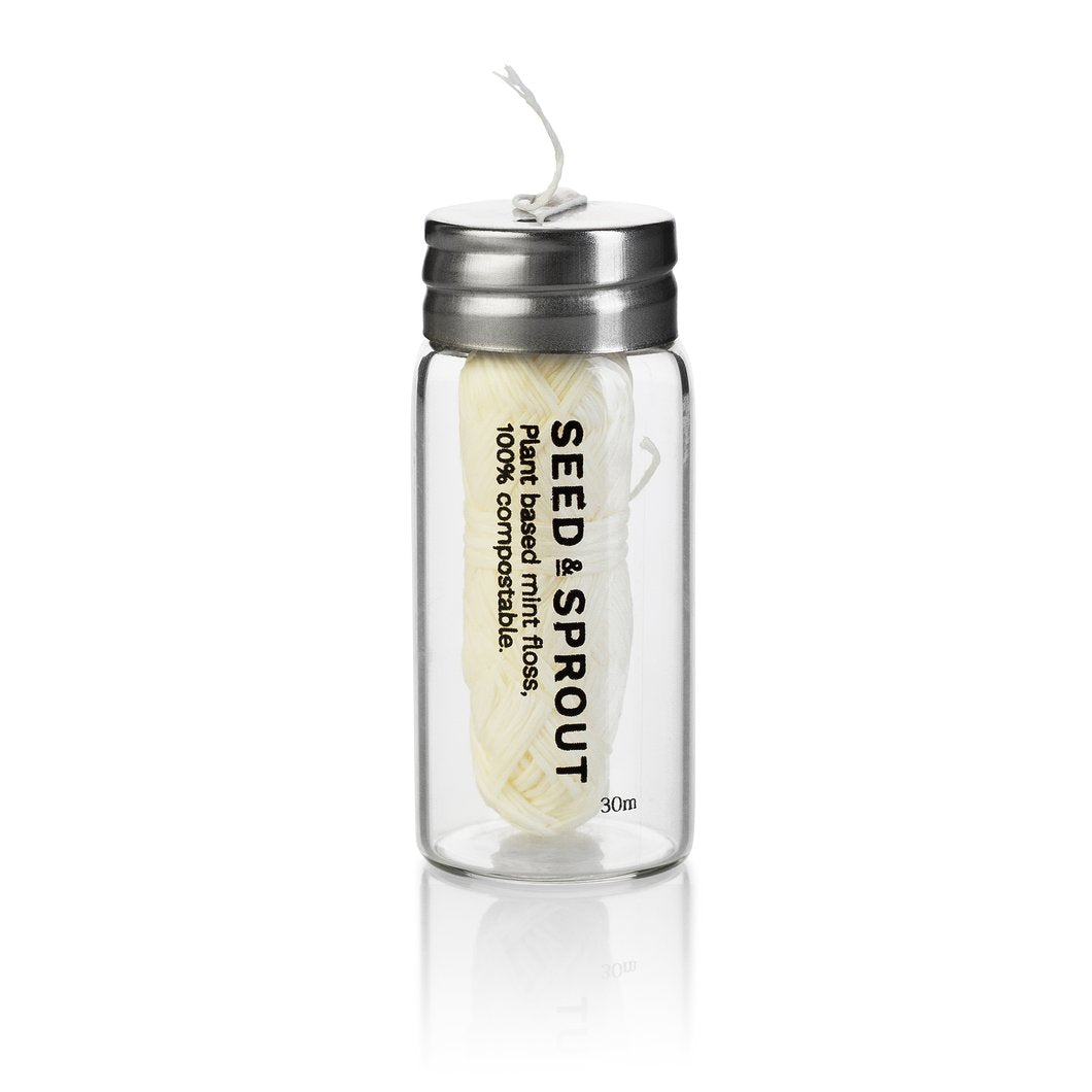 Tooth Floss (in glass jar) - Pookipoiga