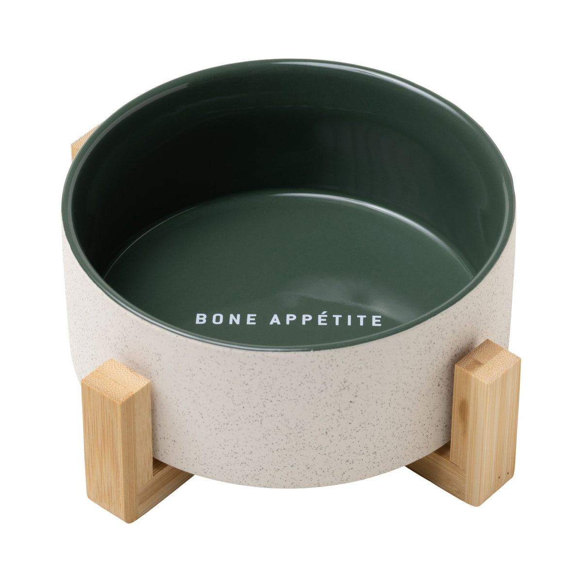 Field and WanderField and Wander Dog Bowl with Wooden Stand - Green #same day gift delivery melbourne#