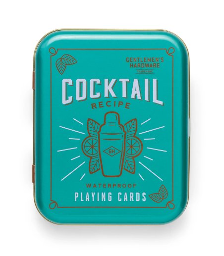Gentlemen's Hardware Cocktail Themed Playing Cards
