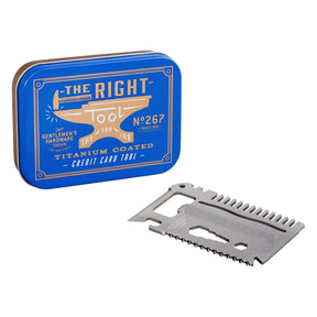 Gentlemen's Hardware Credit Card Tool, Titanium