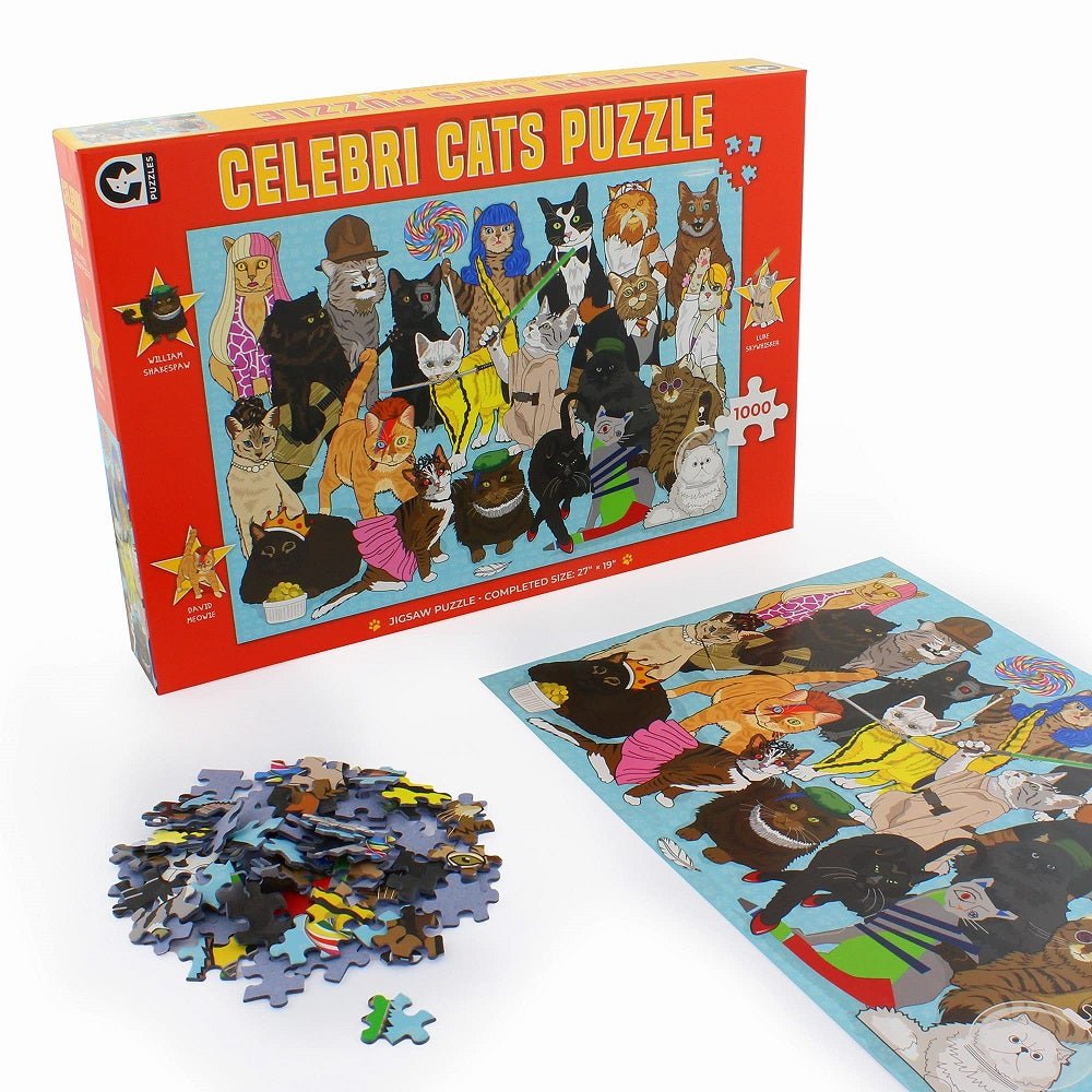 Ginger FoxGinger Fox - Celebri Cat Jigsaw Puzzle #same day gift delivery melbourne#