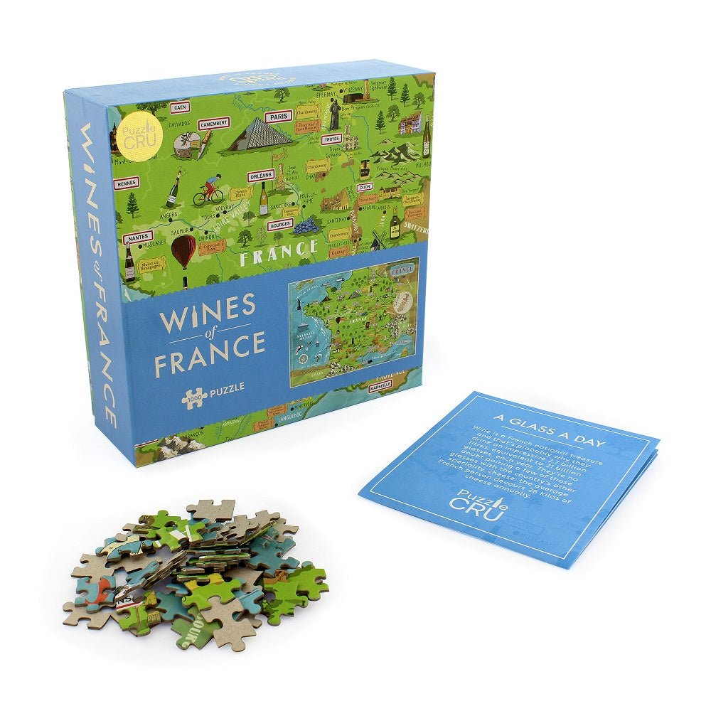 Ginger FoxGinger Fox Wines of France Jigsaw Puzzle #same day gift delivery melbourne#