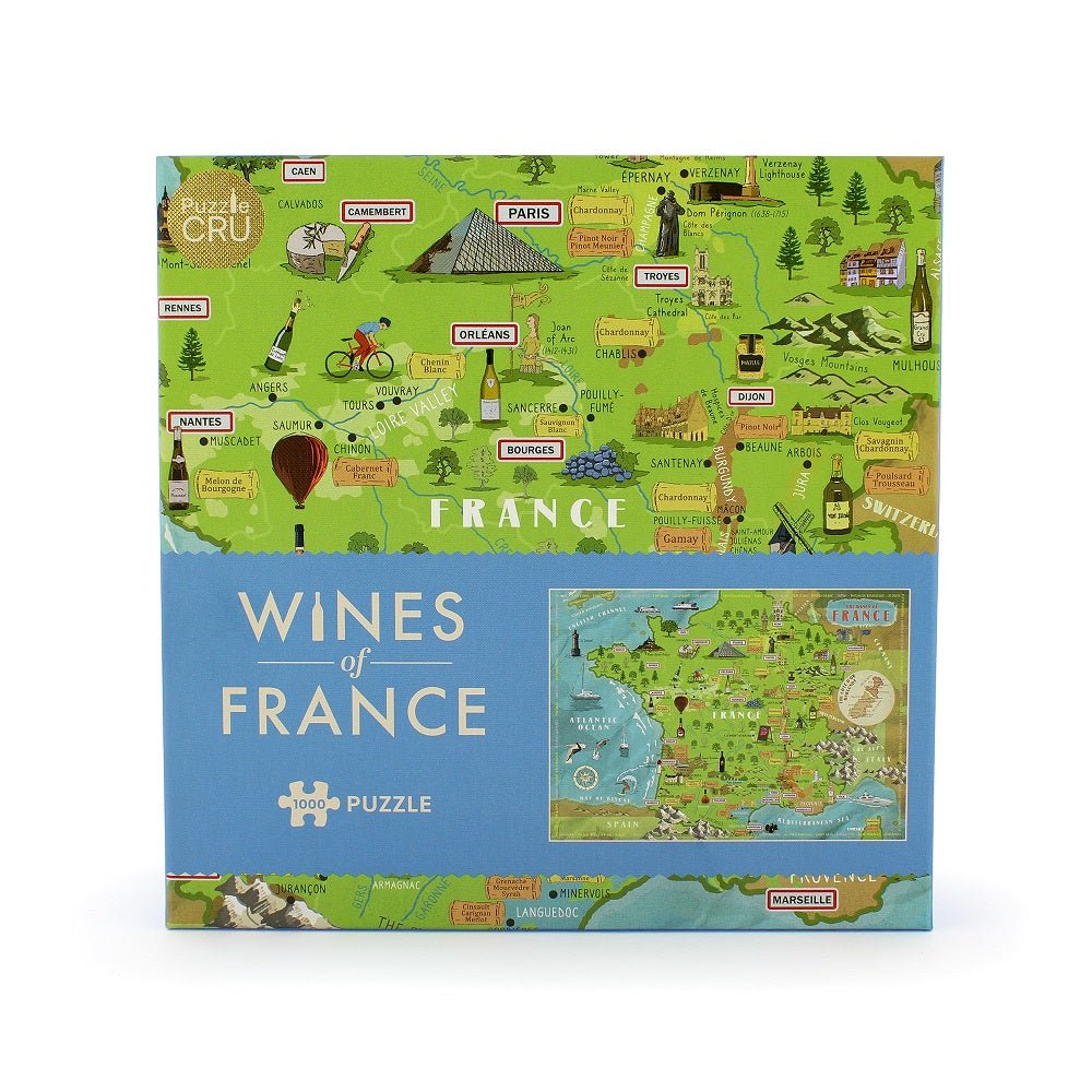 Ginger FoxGinger Fox Wines of France Jigsaw Puzzle #same day gift delivery melbourne#