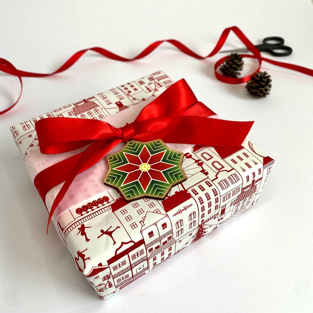 Scandinavian Christmas decoration – poinsettia - Go Do Good