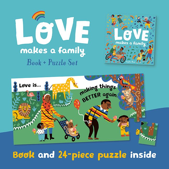 Hardie Grant BooksLove Makes a Family Book + Puzzle #same day gift delivery melbourne#
