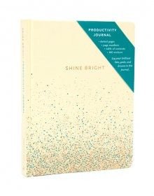 Hardie Grant BooksShine Bright Productivity Journal, Cream #same day gift delivery melbourne#