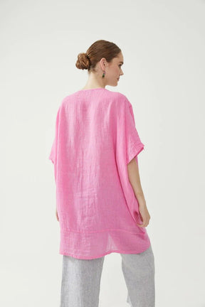 Kiitos Long Gauze Fuschia