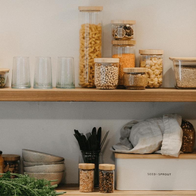 Seed and Sprout Co Lennox Pantry Jars - Set of 6 - same day delivery - melbourne