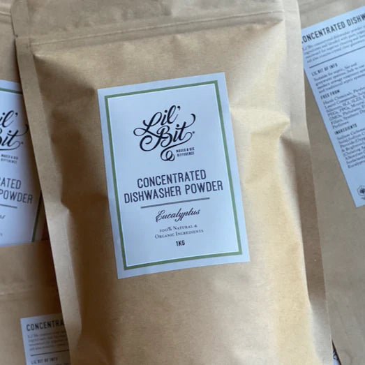 Lil BitLil Bit Concentrated Eucalyptus Dishwasher Powder 1kg #same day gift delivery melbourne#