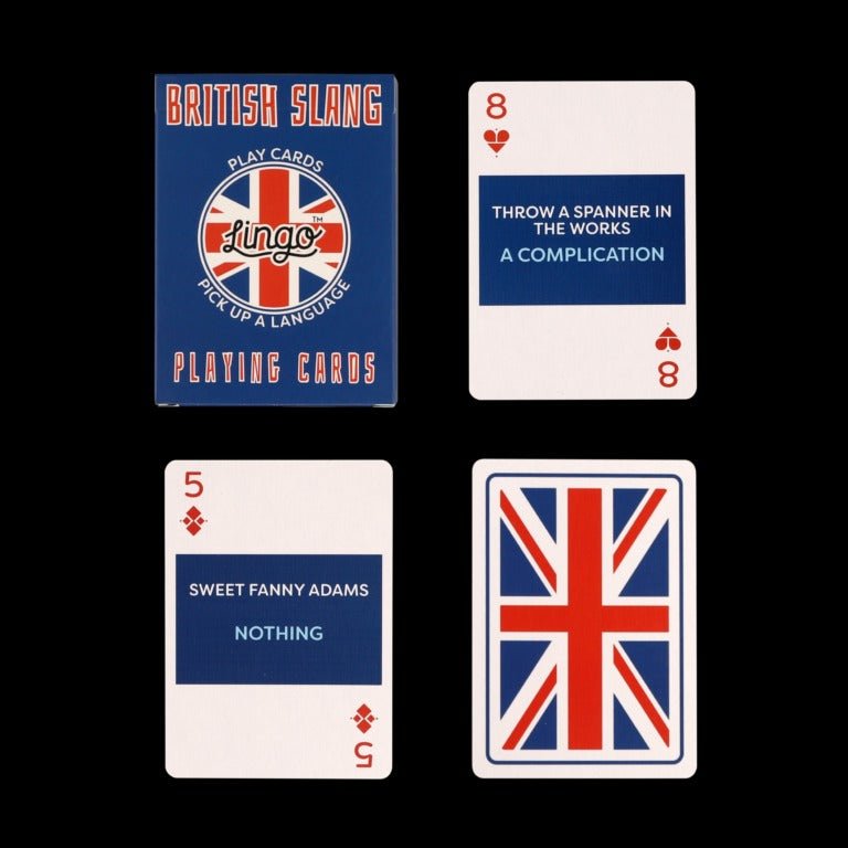 British Slang Play Cards