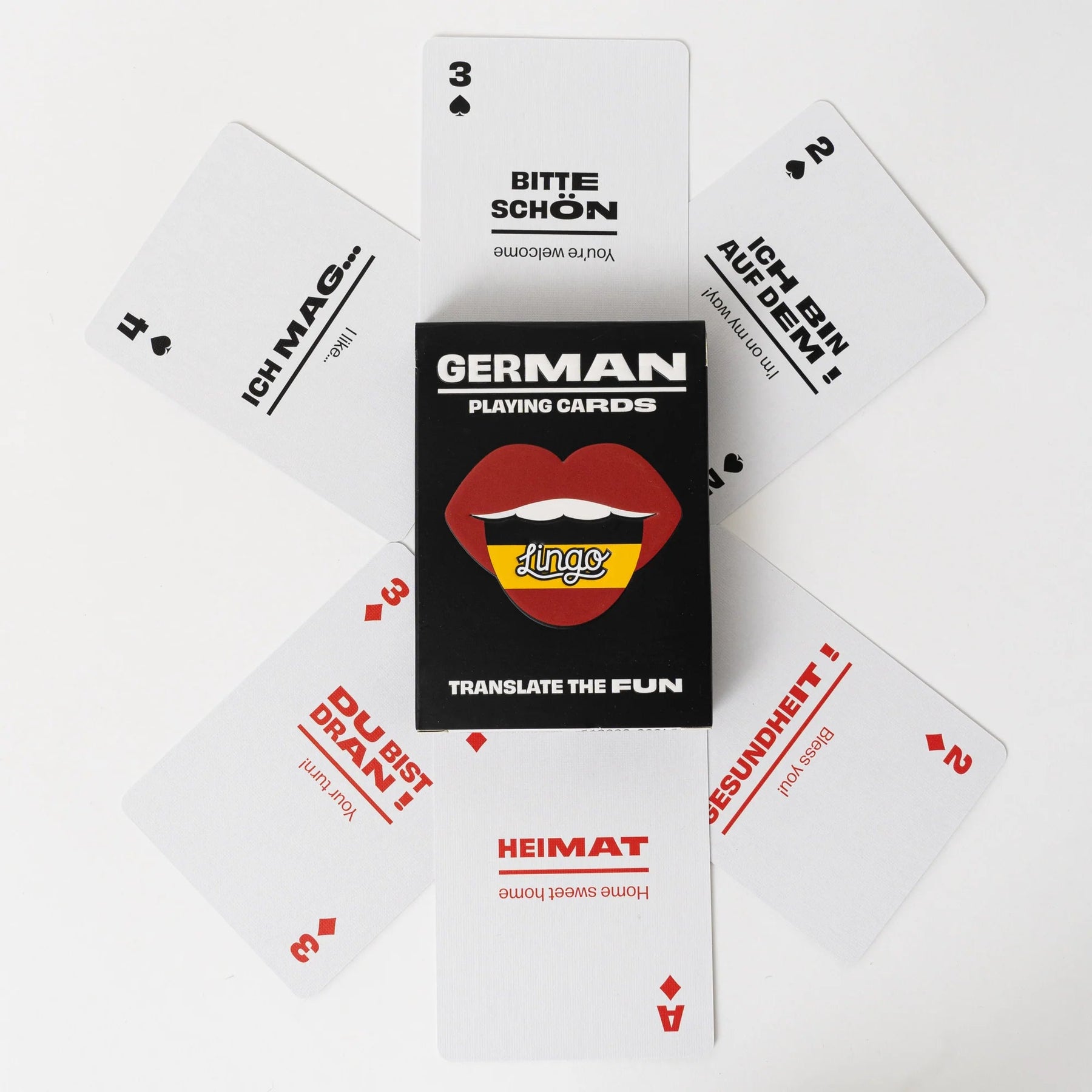 Learn German with Playing Cards - Oktoberfest Phrase Deck
