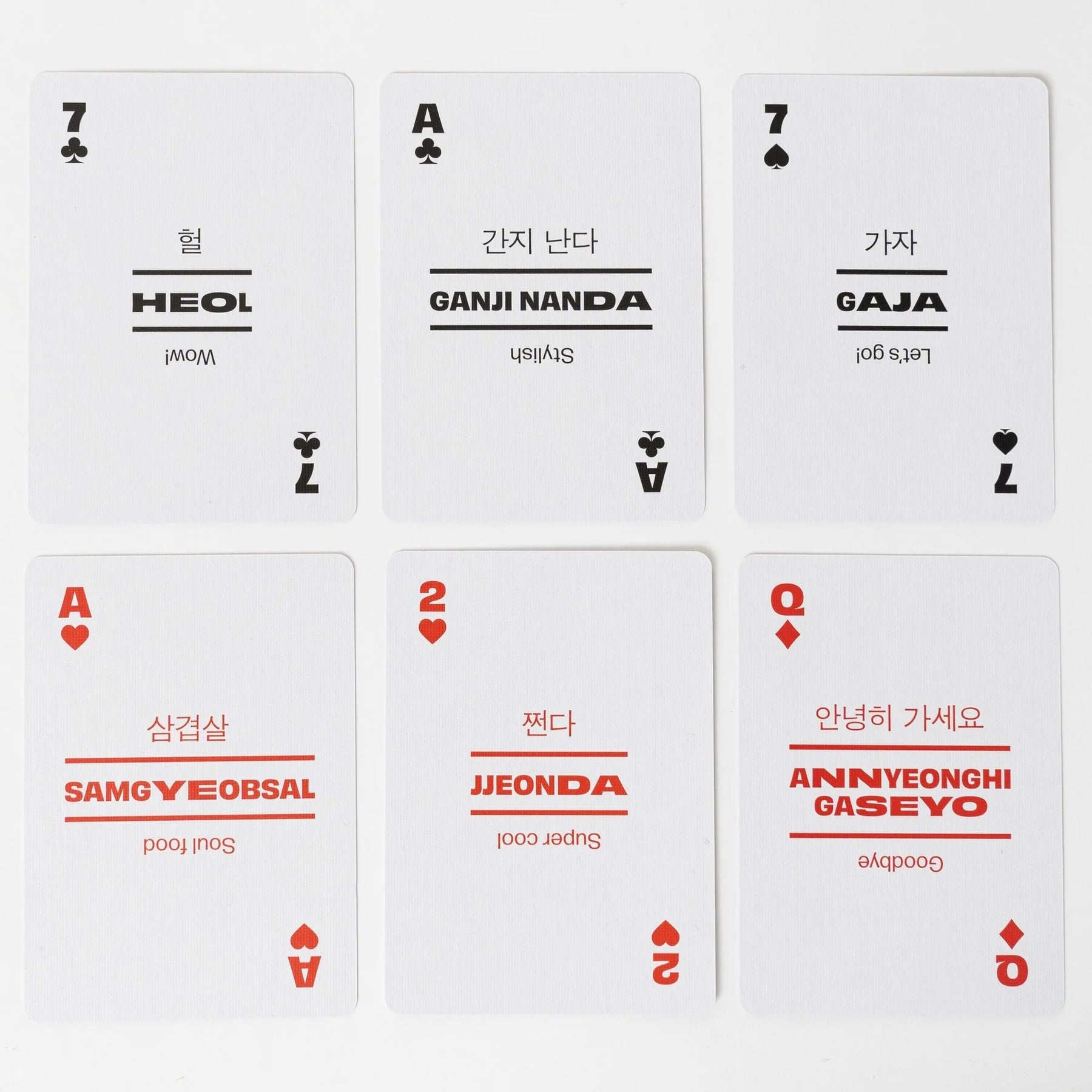 Korean Play Cards