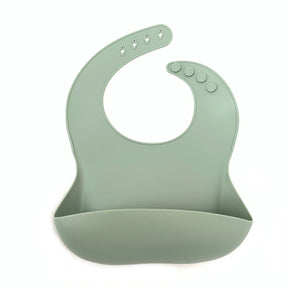 Little Mashies Washy Bib - Dusty Olive