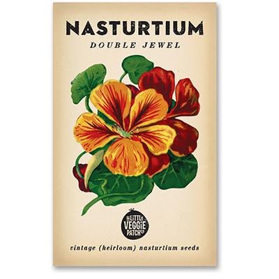 Little Veggie Patch CoLittle Veggie Patch Co NASTURTIUM 'DOUBLE JEWEL' HEIRLOOM SEEDS #same day gift delivery melbourne#
