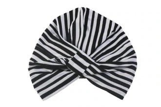 Louvelle AMELIE shower cap in Monochrome Stripe