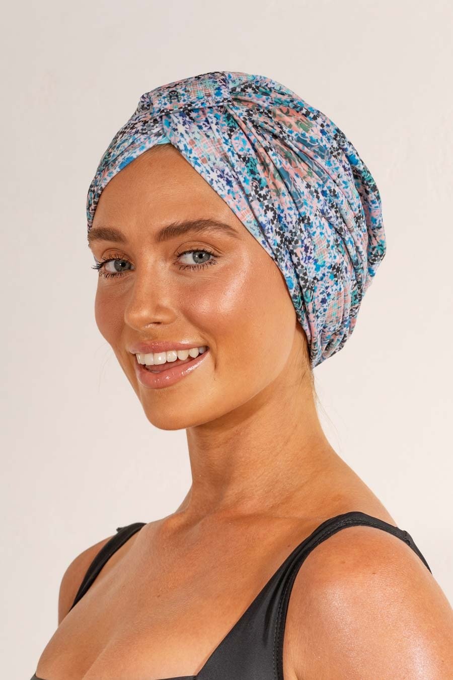 LouvelleLouvelle AMELIE shower cap in Pastel Geo #same day gift delivery melbourne#