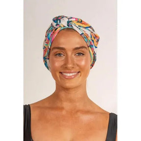 Louvelle DAHLIA shower cap in Tutti Frutti