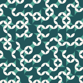 Louvelle RIVA Hair Towel Wrap in Emerald Geo