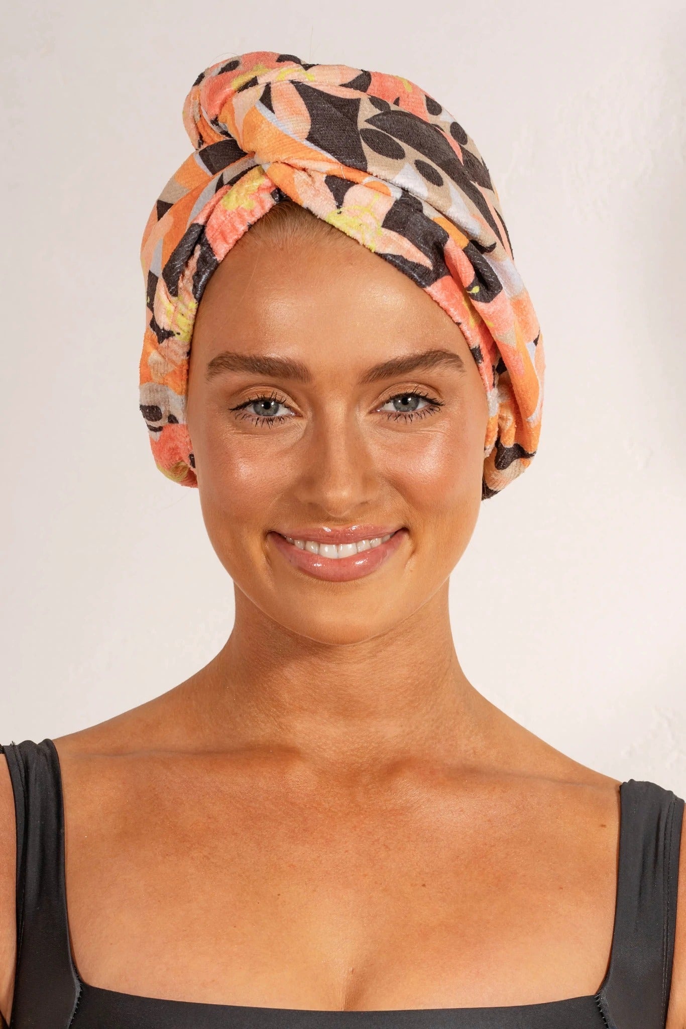 Louvelle RIVA Hair Towel Wrap in Sunkissed Lily