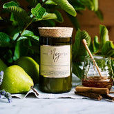 Mojo Candle Co French Pear Wine Bottle Candle 