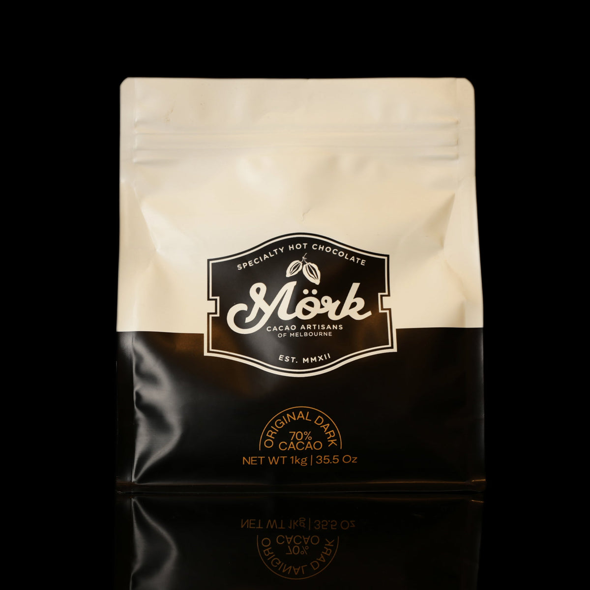 Mork ChocolateMork Chocolate Original Dark Hot Chocolate 70% – 1kg #same day gift delivery melbourne#