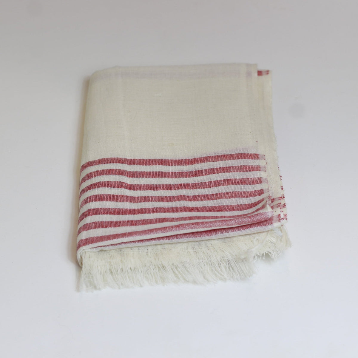 Nine YaksNine Yaks Cotton scarf - pink stripe #same day gift delivery melbourne#