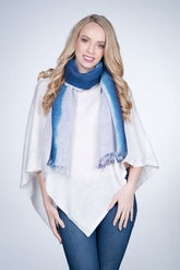 Nine YaksNine Yaks Linen Scarf Blue #same day gift delivery melbourne#