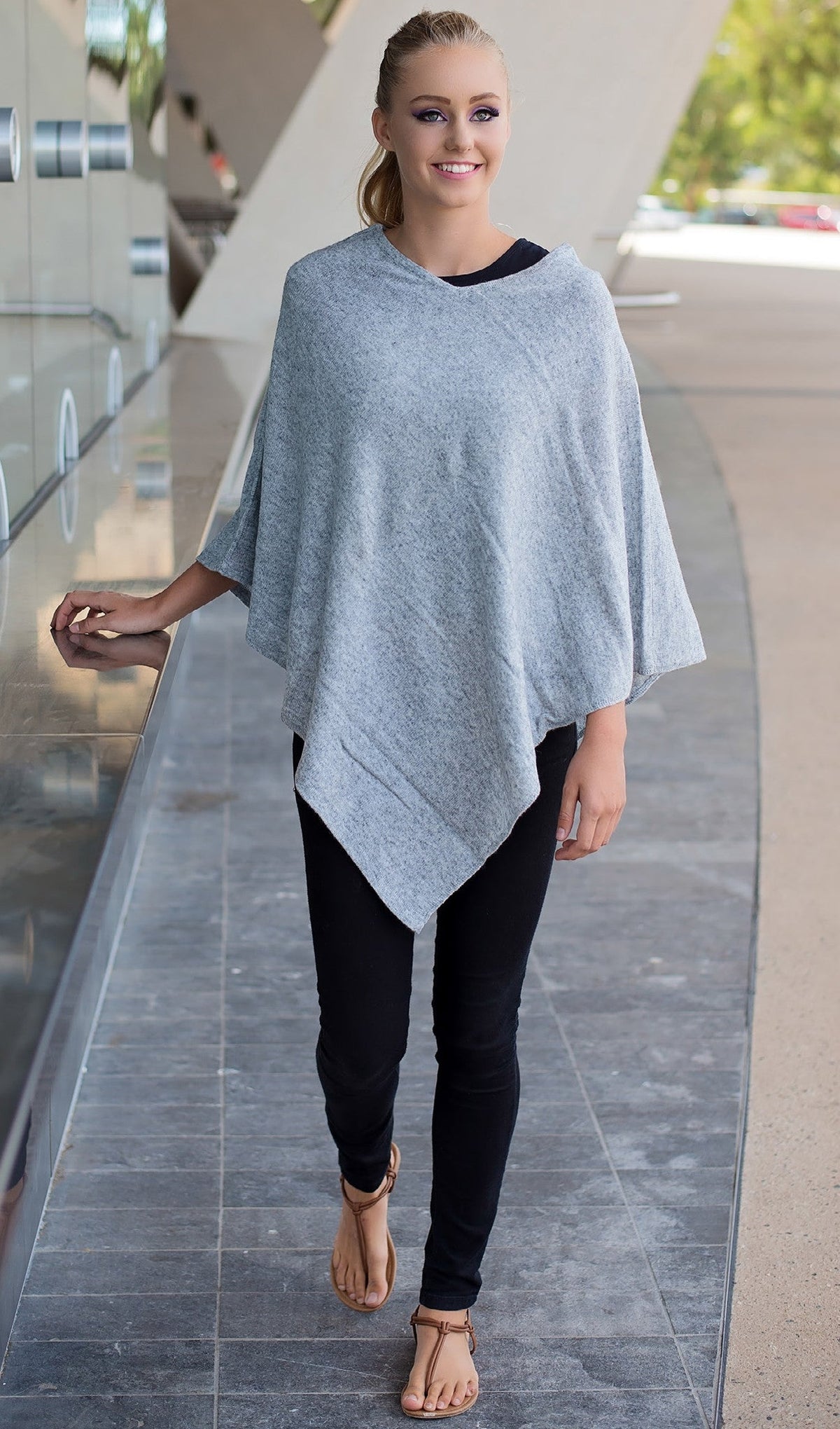 Nine Yaks Natural Cashmere Poncho - 8 colours Poncho