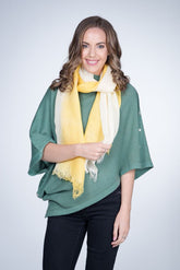 Nine YaksNine Yaks Yellow Linen Scarf #same day gift delivery melbourne#