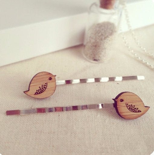 One Happy LeafOne Happy Leaf Chubby Bird Hairpins #same day gift delivery melbourne#