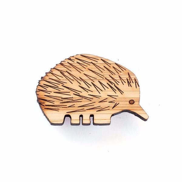 One Happy LeafOne Happy Leaf Echidna Brooch #same day gift delivery melbourne#