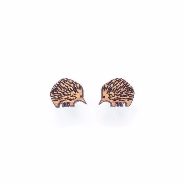 One Happy LeafOne Happy Leaf Echidna Earrings #same day gift delivery melbourne#