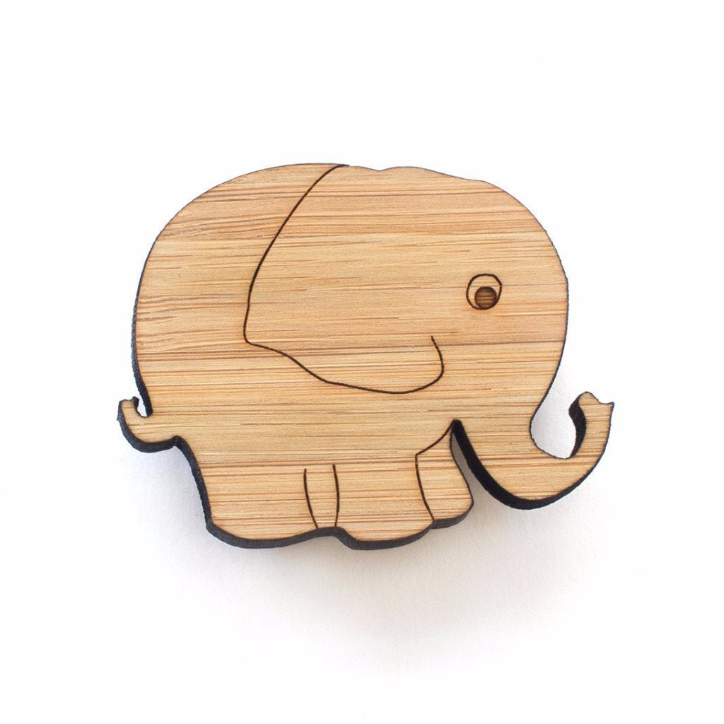 One Happy LeafOne Happy Leaf Elephant Brooch #same day gift delivery melbourne#
