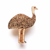 One Happy LeafOne Happy Leaf Emu Brooch #same day gift delivery melbourne#