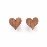 One Happy LeafOne Happy Leaf Love Heart Earrings #same day gift delivery melbourne#