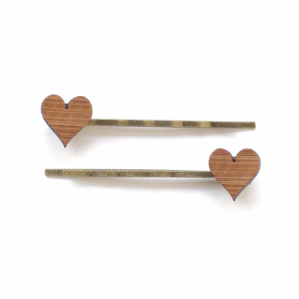 One Happy LeafOne Happy Leaf Love hearts Hairpins #same day gift delivery melbourne#